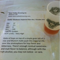 132. Beer Valley Brewing – Leafer Madness Imperial Pale Ale