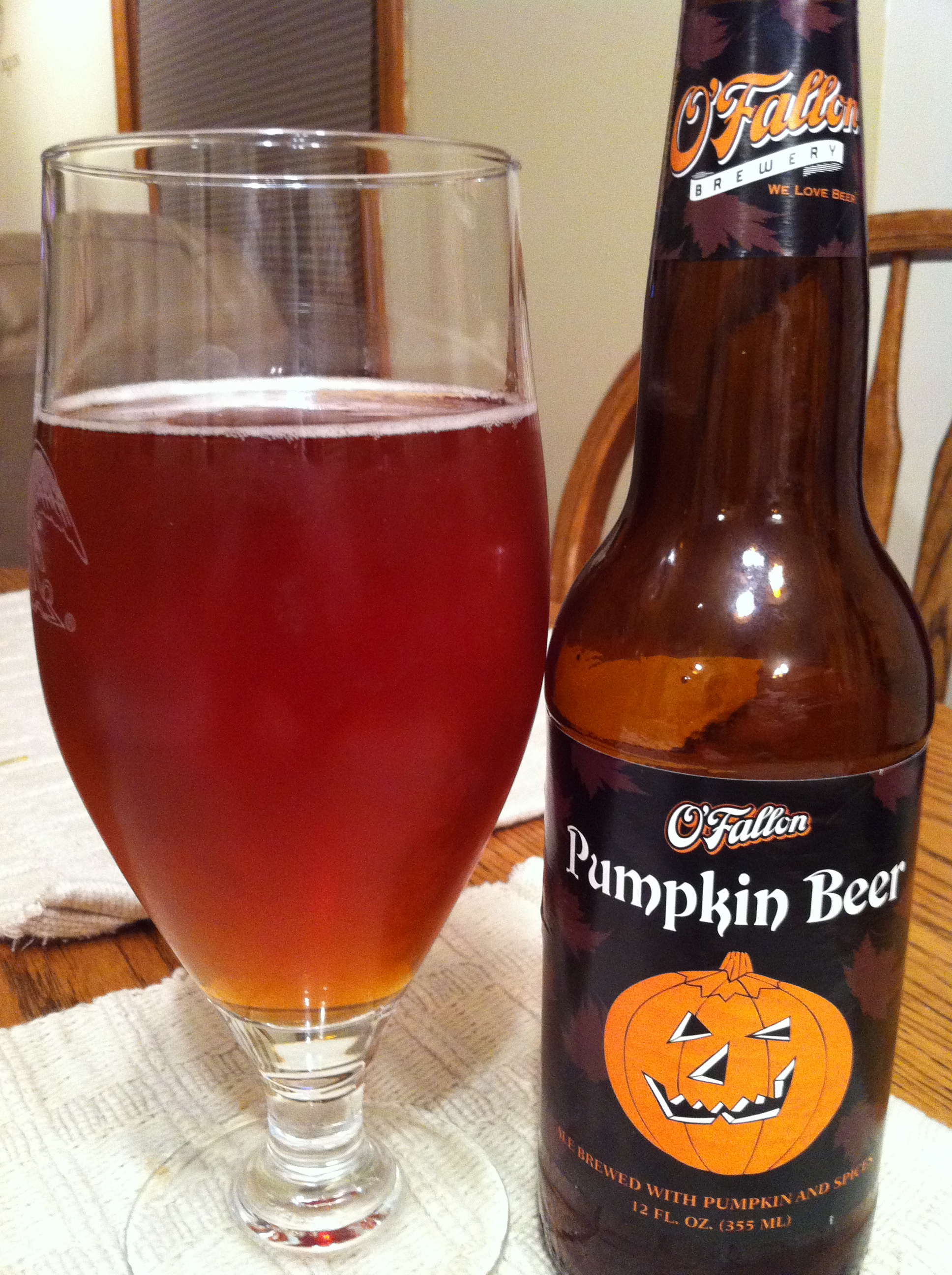O'Fallon Brewery Pumpkin Beer