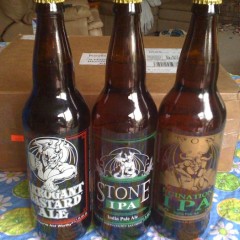 Stone Beers via Mail from a Friend