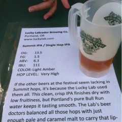 119. Lucky Labrador Brewing – Summit IPA Draft